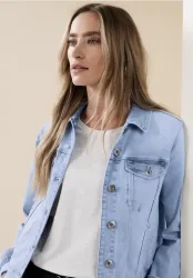 STREET ONE Jeansjacke mit Brust Taschen