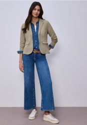 Basic Blazer mit Reverskragen