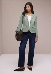 Basic Blazer mit Reverskragen
