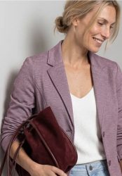 Basic Blazer in Unifarbe