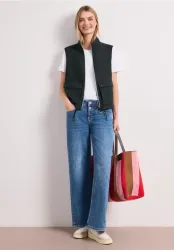Weste mit Zipper und Tunnelzug