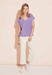 Bluse mit V