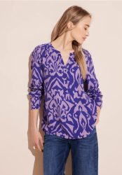 Viskose Print Bluse