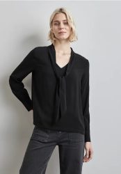 Bluse mit Schleife