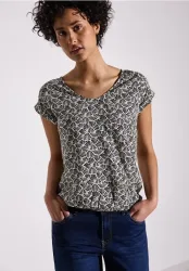Gemusterte Bluse