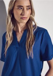 Bluse in Unifarbe