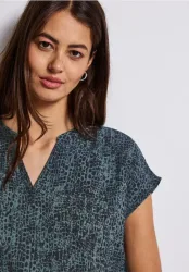 Snake Print Blusenshirt
