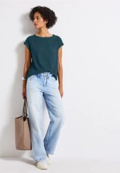 Blusenshirt mit Tapedetails