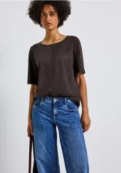 Velours Blusenshirt