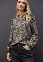Leo Bluse mit Tapedetails
