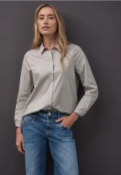 Gestreifte Business Bluse