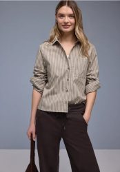 Gestreifte Hemdbluse