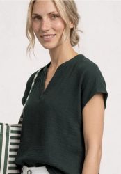 Blusenshirt in Musselin