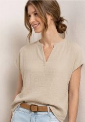 Blusenshirt in Musselin