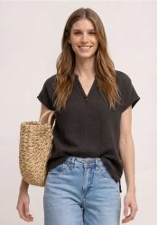 Blusenshirt in Musselin