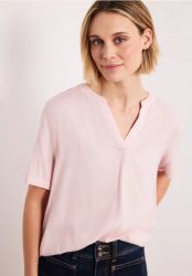Kurzarm Bluse mit Turn