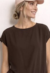 Dropped Shoulder Bluse mit Tapedetails