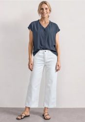 Blusenshirt mit V