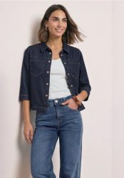 Denim Hemdbluse im Rinsed