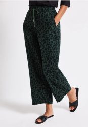 Gemusterte Musselin Hose