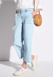 7/8 Wide Leg Jeans