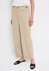 Straight Leg Piqué Hose
