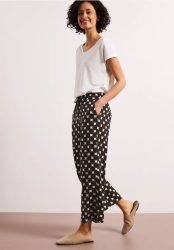 High Waist Wide Leg Hose mit Print