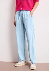 Wide Leg Jeans mit Paperbag