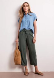 High Waist Wide Leg Hose im Loose Fit