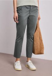 7/8 Slim Leg Hose im Satin