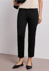 7/8 Slim Leg Hose im Satin