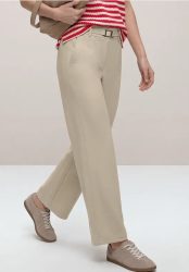Straight Leg Hose mit Schnallendetail