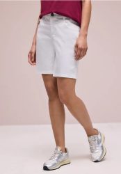 Mid Waist Bermuda in Satin