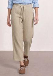 7/8 Wide Leg Hose aus Musselin im Loose Fit