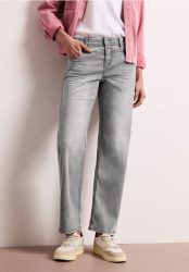 Mid Waist Straight Leg Jeans im Casual Fit