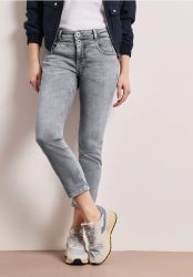 7/8 Mid Waist Slim Leg Jeans im Slim Fit