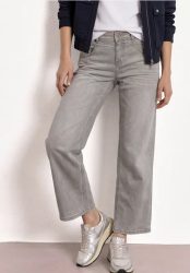 7/8 Mid Waist Straight Leg Jeans im Casual Fit