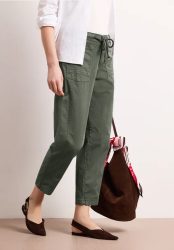 Barrel Leg Hose aus Twill