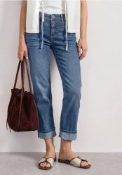 Straight Leg Jeans im Casual Fit mit Turn