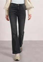 High Waist Bootcut Jeans im Slim Fit