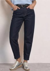 High Waist Barrel Leg Jeans im Loose Fit