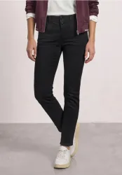 Mid Waist Slim Leg Jeans im Casual Fit