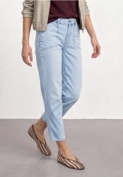 Mid Waist Jeans im Chino