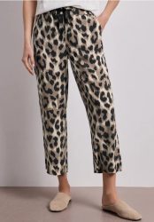 7/8 Wide Leg Hose im Loose Fit mit Print