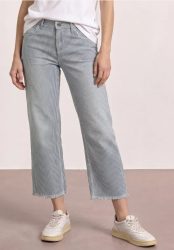 Straight Leg Jeans mit Streifen
