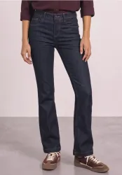 High Waist Bootcut Jeans im Slim Fit