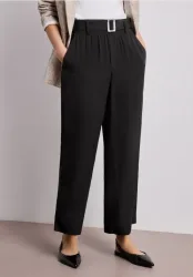 7/8 Wide Leg Hose mit Gürteldetail