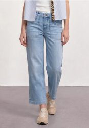 7/8 Mid Waist Jeans Culotte mit Comfort Bund