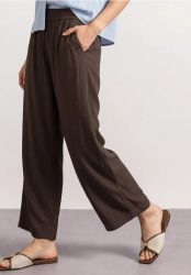 High Waist Wide Leg Hose im Loose Fit
