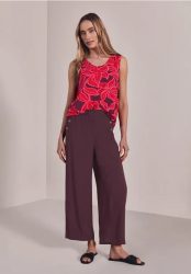 High Waist Wide Leg Hose im Loose Fit